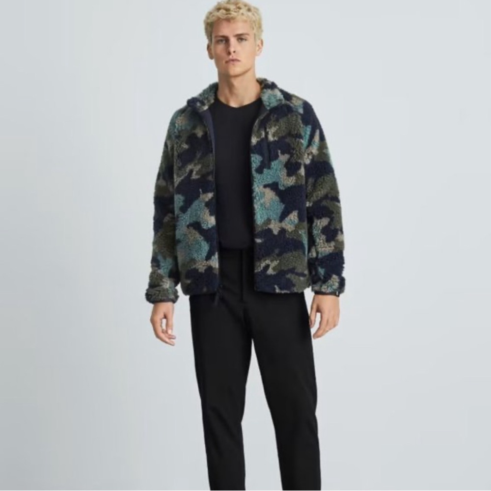 NWT Everlane The Renew Fleece Bomber jacket - Picture 2 of 7